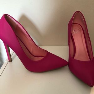 Bright Pink heel